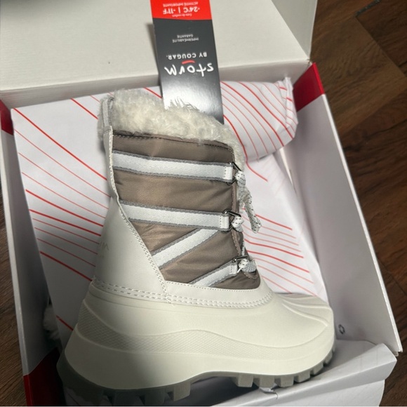 Storm by Cougar Womens Fresno Snow Boots Sz 9 White Waterproof NIB - Picture 4 of 5